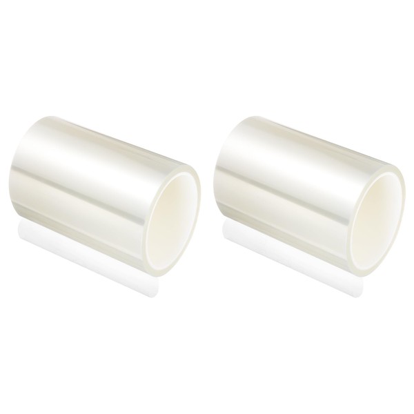 uxcell Clear Heat Tape, 2 Rolls 120mmx33m 108ft High Temperature