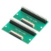 MECCANIXITY 2pcs FFC FPC Connector Board 40 Pin 0.5mm Socket