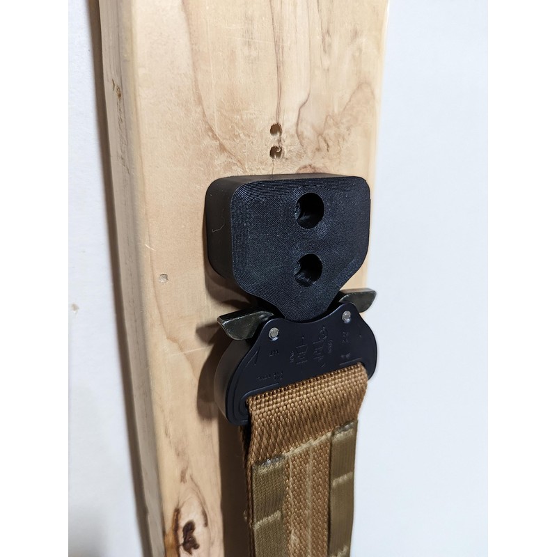 Hammy3DPrints Cobra Buckle Belt Wall Mount Gear Holder Storage Rack