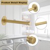 Sumnacon 2 Pcs 10 Inch Industrial Pipe Clothes Bar -