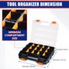 NYXOVA Small Parts Organizer, Hardware Organizer Box, Double Side 34