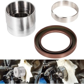 YMT Front Crank Wear Sleeve Installer Kit/Sleeve Driver Tool with OE Sleeve & Seal Fits for Ford Powerstroke 6.0L 2003-2010 Replaces 303-761