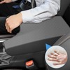 AOMSAZTO Armrest Covers for 2018-2023 Subaru Crosstrek Carbon Fiber