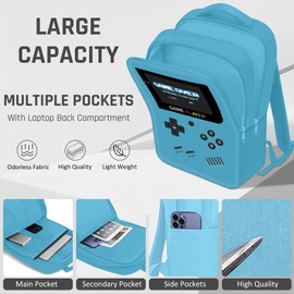 ZHIMEBYE Gamer Backpack for Boys,School Boys Backpack for Kids Children Teens Elementary Middle High School,17" Large Capacity Student Bookbag & Multifunctional Video Game Travel Bag