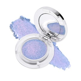 Erinde Glitter Single Eyeshadow, Highly Pigmented Eye Shadow, Long - Lasting & Waterproof Metallic Silver Makeup, Shimmer & Highlighter Eye Shadow Makeup, Smooth Matte Texture