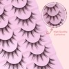 False Eyelashes Natural Look | 7 Pairs Anime-Inspired Wispy Lashes