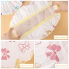 Waterproof Shower Caps, 3 Pcs Plastic Reusable Shower Caps Elastic