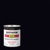Rust-Oleum 7777502-2PK Stops Rust Brush On Paint, Quart, Satin Black,