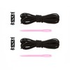 2 Sets 1.2M Strong Elastic Band Sweatpants Waist Drawstring Strap