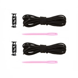 2 Sets 1.2M Strong Elastic Band Sweatpants Waist Drawstring Strap with Cord Lock Stopper and Threading Device DIY Sewing Band Accessories Draw Strings for Shorts Pants Jackets Coats Hoodies (2)