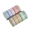 Maartla 12 Rolls Washi Tape Set Lace Pattern, Decorative Tape