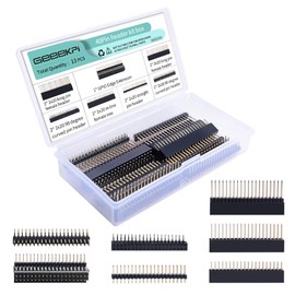 GeeekPi 2x20 40 Pin Stacking Female Header Kit (7 Specifications) Raspberry Pi GPIO Stacking Header (Total 13 Pieces) for Raspberry Pi 4B / 3B + / 3B / 2B / B + / A + / Zero W / Jetson Nano / Tinker