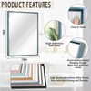 AAZZKANG Mirror Wall Decor Metal Framed Modern Wall-Mounted Mirrors for