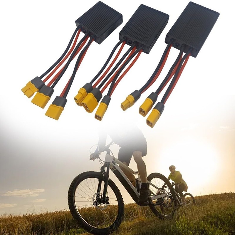 Electric Bicycle Double Battery Connection Adapter Switcher Module 20A/30A/40A Ebike
