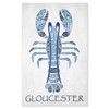 Lantern Press 16x24 Inch Giclee Print, Gloucester, Massachusetts, Blue Lobster,