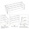 sourcing map 10-Well Acrylic Test Tube Rack Holder Lab Stand