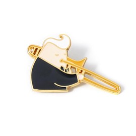 Trombone Enamel Pin Trombone Brooch for Birthday Gifts Concert Memorabilia Badge Collection