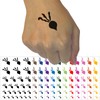 Radish Vegetable Vegetarian Doodle Temporary Tattoo Water Resistant Fake Body