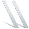 2 Pcs 304 Stainless Steel Flat Bar, 1/8" Thickness, 2"
