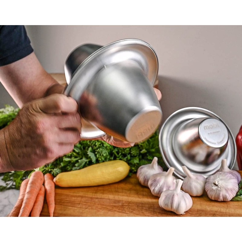 Mobi 18/10 Stainless Steel Shake 'n Peel Garlic Skin Remover