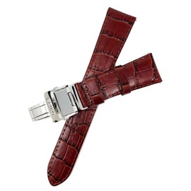 Seiko Time Lab Co., Ltd. Seiko Watch Band, Cowhide Calf, Brown, Brown, Belt, D Buckle, Men's Watch Cloth (with Care Set), 18 mm