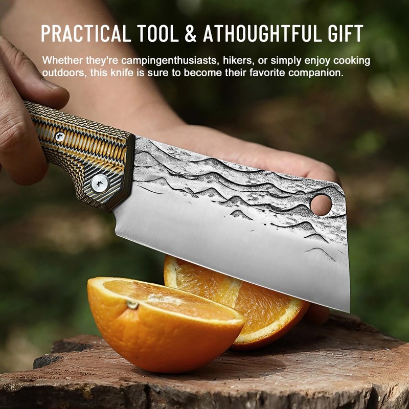 ROEDEER Heavy Folding Chef Knife, Portable Kitchen Knife, Ultra Sharp