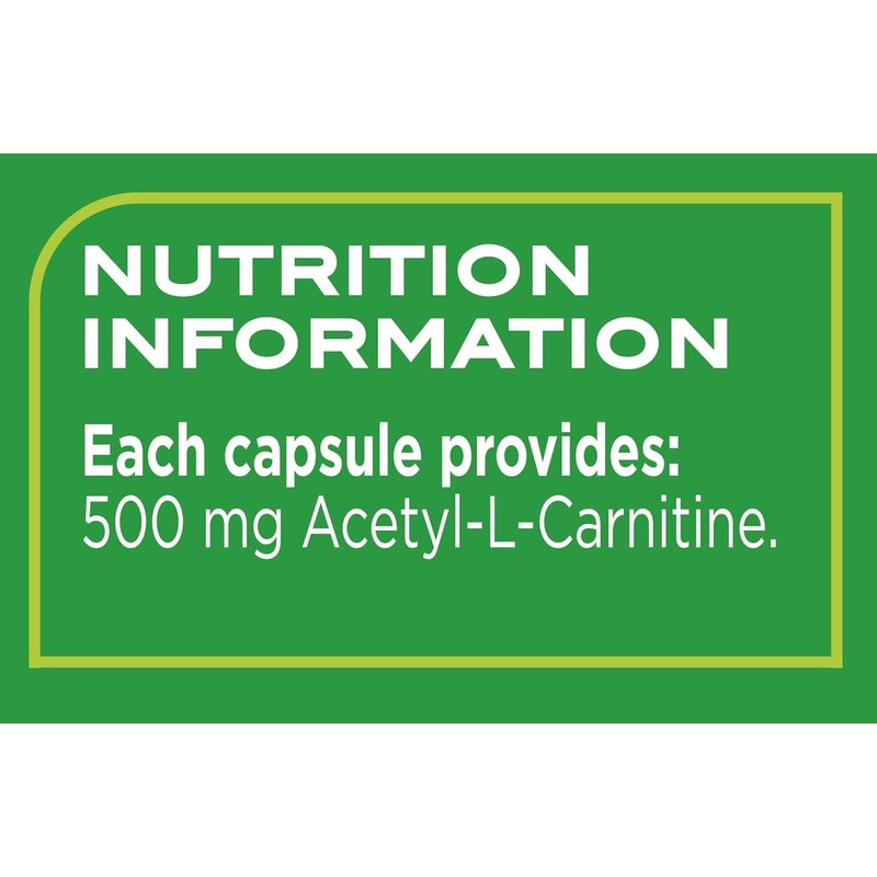 Reflex Acetyl L-Carnitine Supplement for Energy Support, 90 Capsules