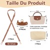 VEGCOO Bag Organizer and Shoulder Strap Set, Longchamp, Mini Bag