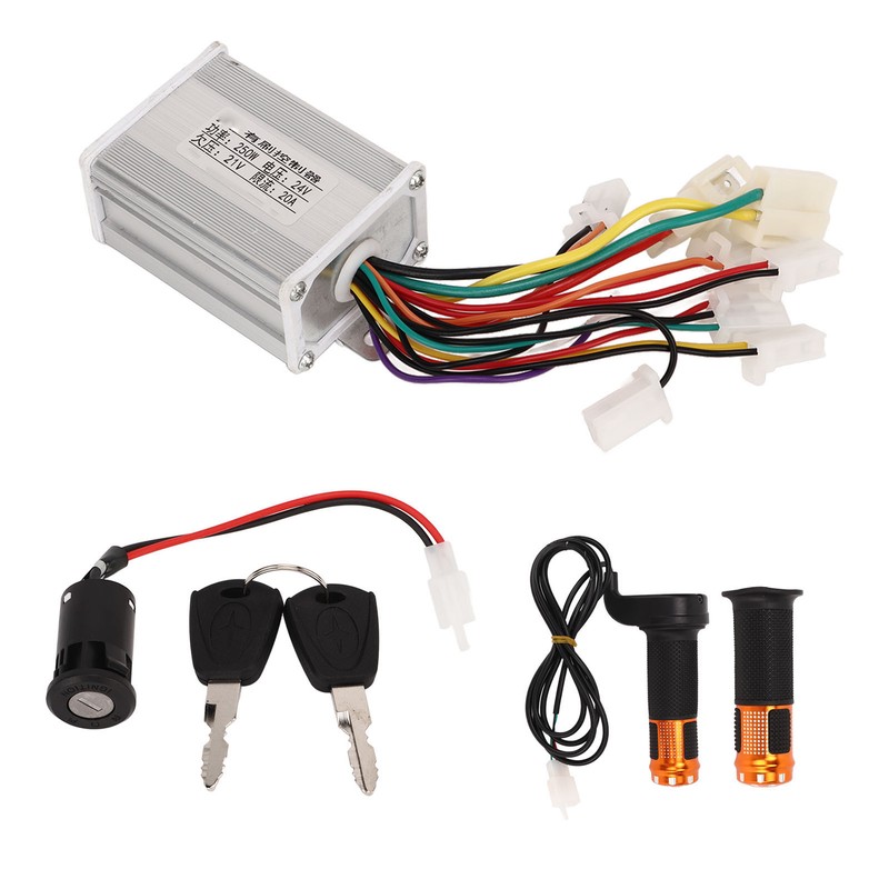 Electric Bike Speed Controller Brushed 24V 250W Aluminum Alloy Electric