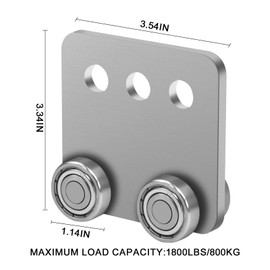 P2950-EG 4 Wheel Trolley Assembly for All 1-5/8" or Taller Strut Channel (4PACK)