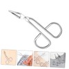 IWOWHERO Stylish Eyebrow Clipper Slanted Tip Stainless Steel Tweezers for