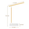 LED Desk Lamp with USB Charging Port Dimmable Eye Caring