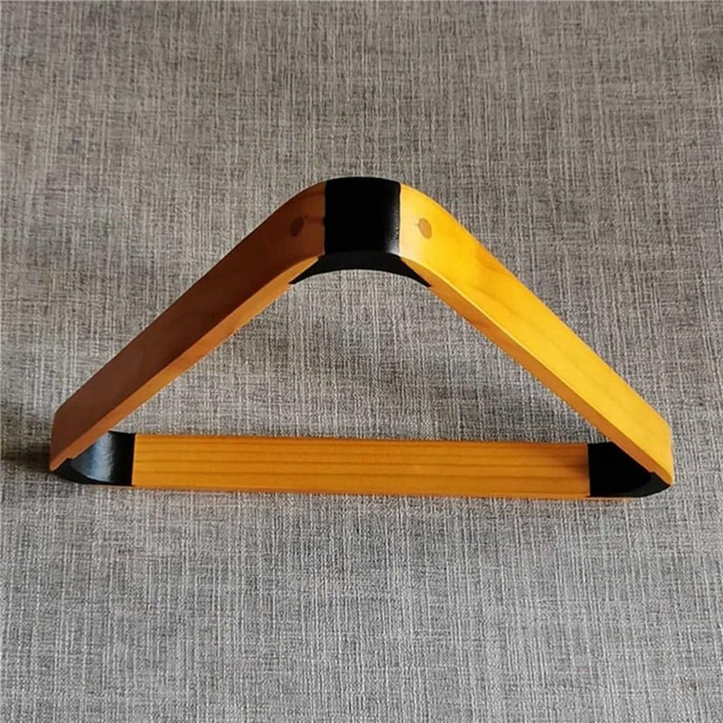Owaefuqoir 2X Wooden Billiard Ball Rack Solid Triangle Rack Pool