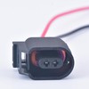 DECKBU 2 Pin ABS Speed Sensor Harness Plug Connector for