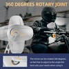 Motorcycle Mirrors,Chrome CNC Handlebar Mirrors for for 1982-2024 Harley Road