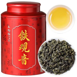 CHADUODUO Tie Guan Yin Oolong Tea Loose Leaf High Mountain Iron Goddess Of Mercy Tea Fujian Anxi Gaoshan Ulong Tea Belong to Pure Hongxin Waiwei Tao Cultivar Orchid Aroma 150g 5.3oz 乌龙茶 安溪铁观音