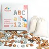 Joswisch 186 Pieces Magnetic Letters and Numbers-Alphabet Fridge Magnets ABC