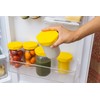 HOUSERRY DELUXE Easy-Grip Easy-Open 100% Silicone Mason Jar Lid -