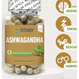 Vitamx Suplemento 300 Capsulas Relajante Y Antiestres