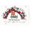 Set of 50 Christmas Cards Folding Cards with Envelope Format