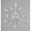 formano 608529 Winter Decorative Hanging Ice Crystal 30 cm Clear