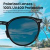 Cyxus P1568 Folding Sunglasses, Polarized Lenses, UV Protection, Small Face