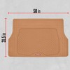 Motor Trend FlexTough™ Heavy Duty Beige Rubber Car Floor Mats
