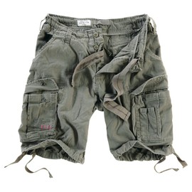 Surplus Raw Vintage Airborne Vintage Herren Cargo Shorts, Oliv, XXL