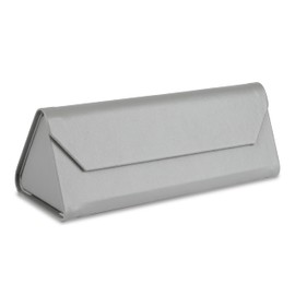 LAGO TERRA Premium Triangular Foldable Glasses Case - Grey