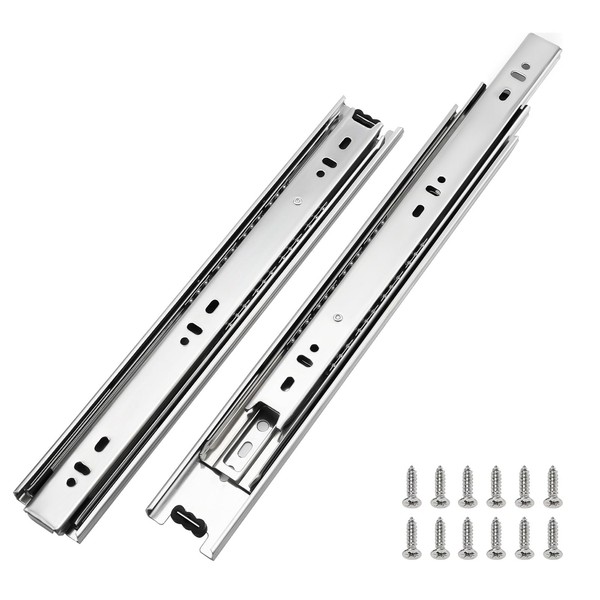 LONTAN LONTAN 1 Pair Full Extension Ball Bearing Drawer Slides