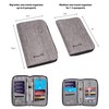 Valante Premium Family Travel Document Organizer Capacious RFID Passport Holder