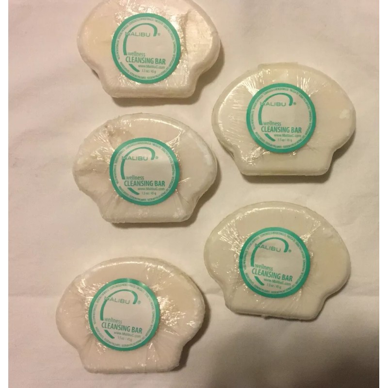 Malibu Cleansing Bar Shells Beach Cute Shaped Soap Wellness Cleaning