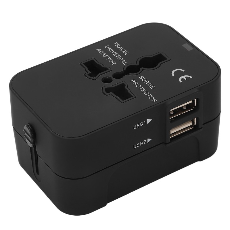 Multifunctional Power Converter with USB Ports Universal Adapter Socket