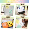 Sticky Notes, 650 Sheets Transparent Sticky Notes, Pastel Clear Sticky
